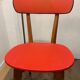 Set of 4 Vintage Compass Leg Chairs 70s