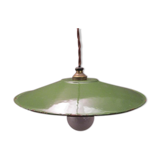 Old hanging in green enamelled sheet metal