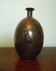 Vase bouteille déjouéee, poterie artisanale, Raku
