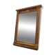 Antique Mirror in oak crossway frame