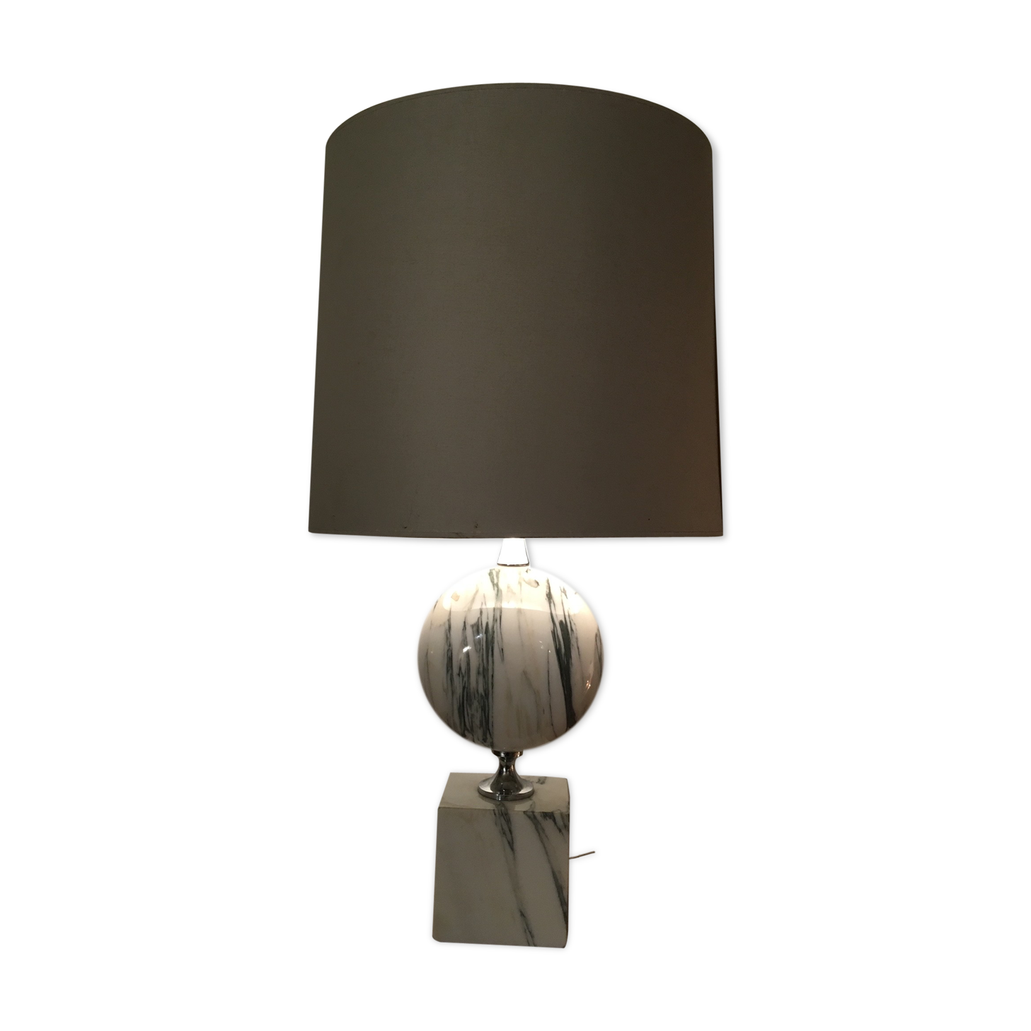 Marble barber lamp from the 70s