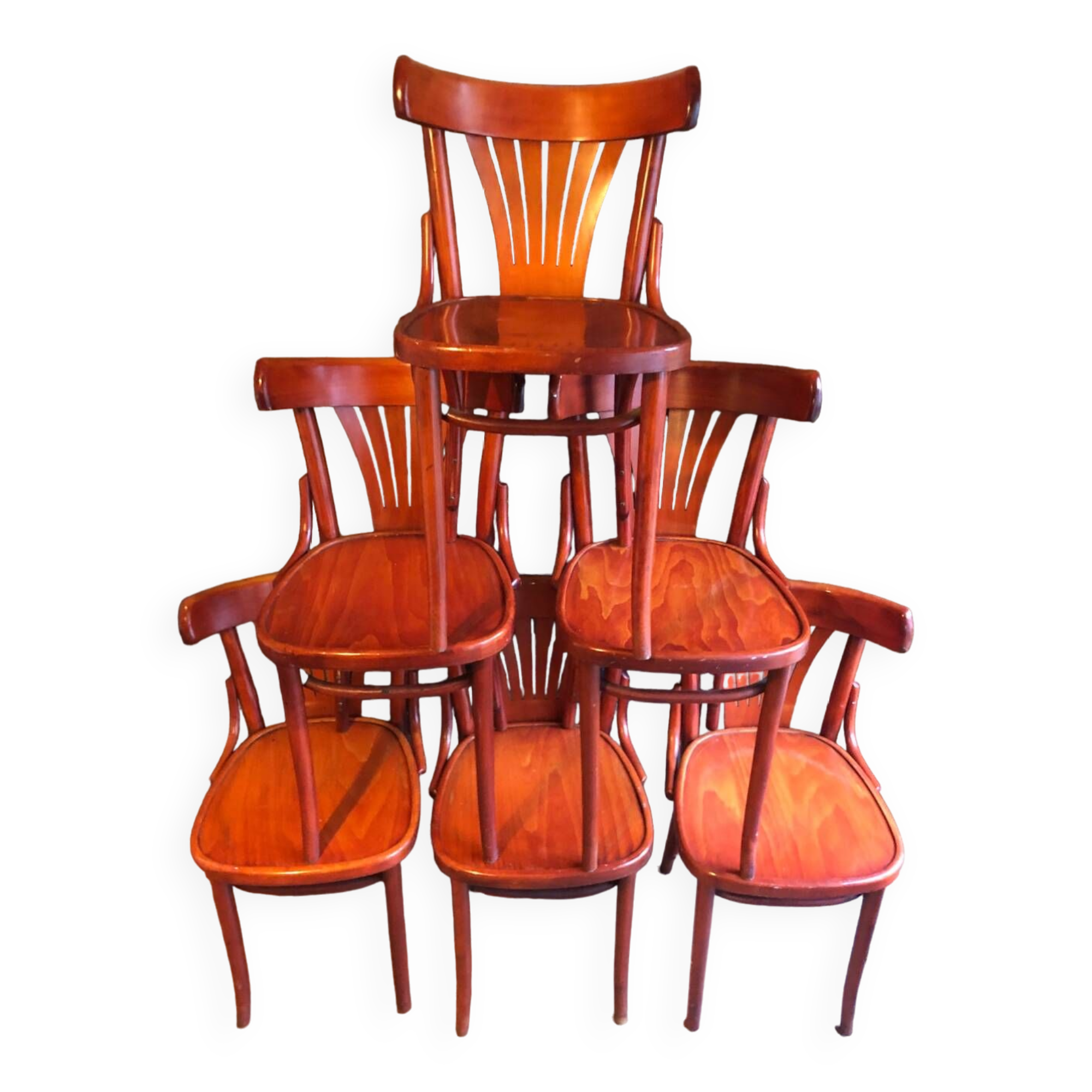 Set of bistro chairs & Baumann