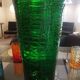 Vintage XXL glass vase with “Croc” print