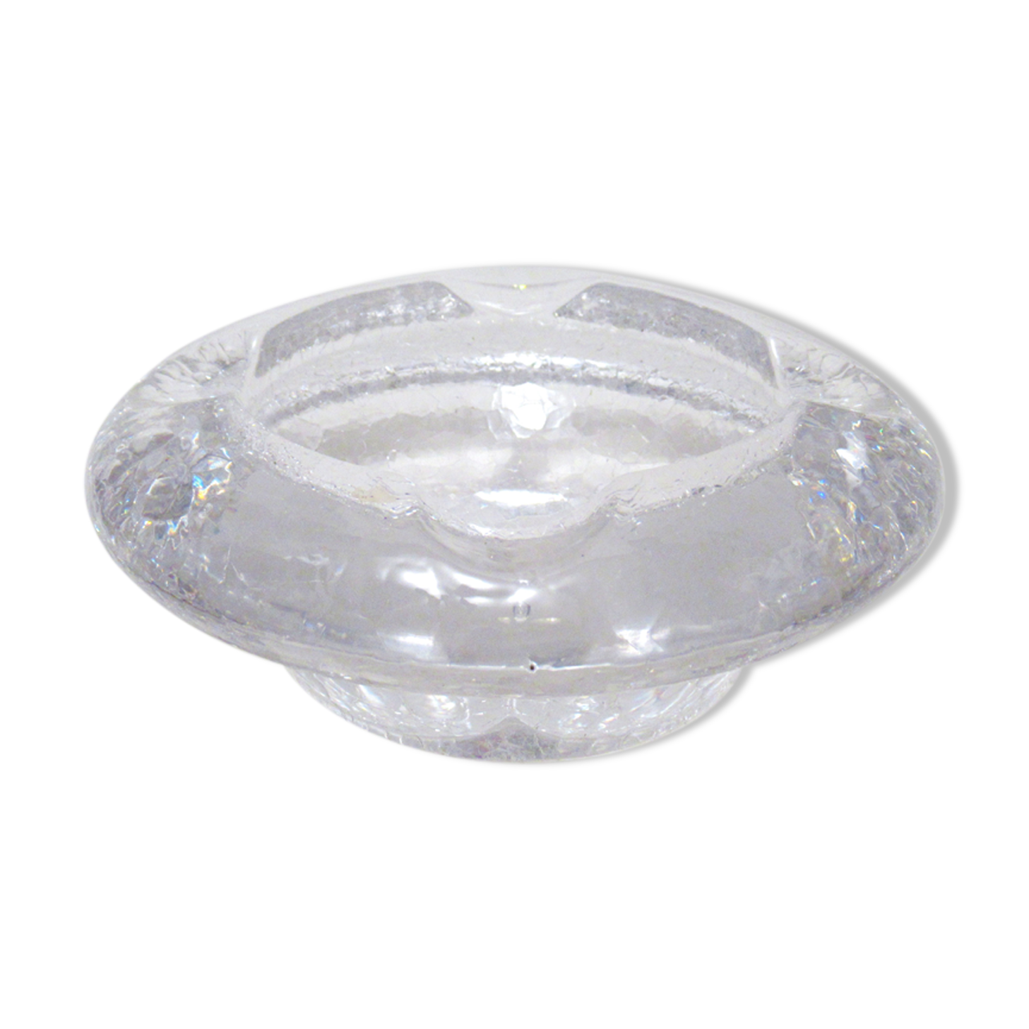 Cendrier en verre Années 70