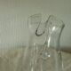 Jug carafe crystal pitcher spout tongs
