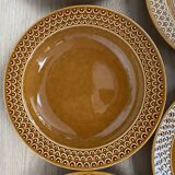 Set of 12 Pagnossin earthenware plates