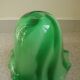 Grand abat jour ancien opaline verre soufflé antique french lampshade pendant light