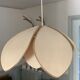 Suspension fleur de lotus double corolle pétale vintage