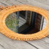 Rattan sun mirror 530mm