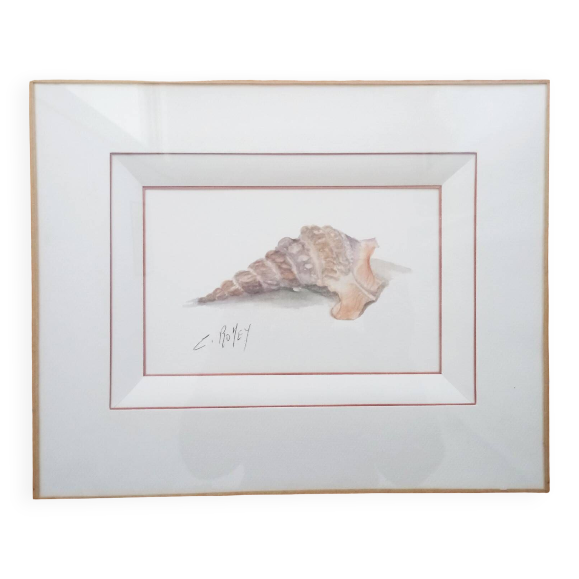 Watercolor signed Romey