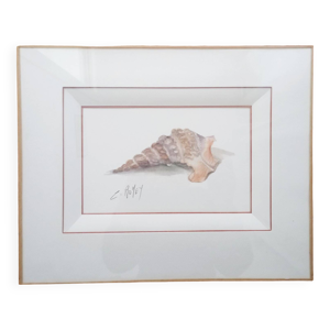 Aquarelle signée Romey