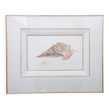 Aquarelle signée Romey