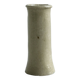 Minimalist beige ceramic vase.
