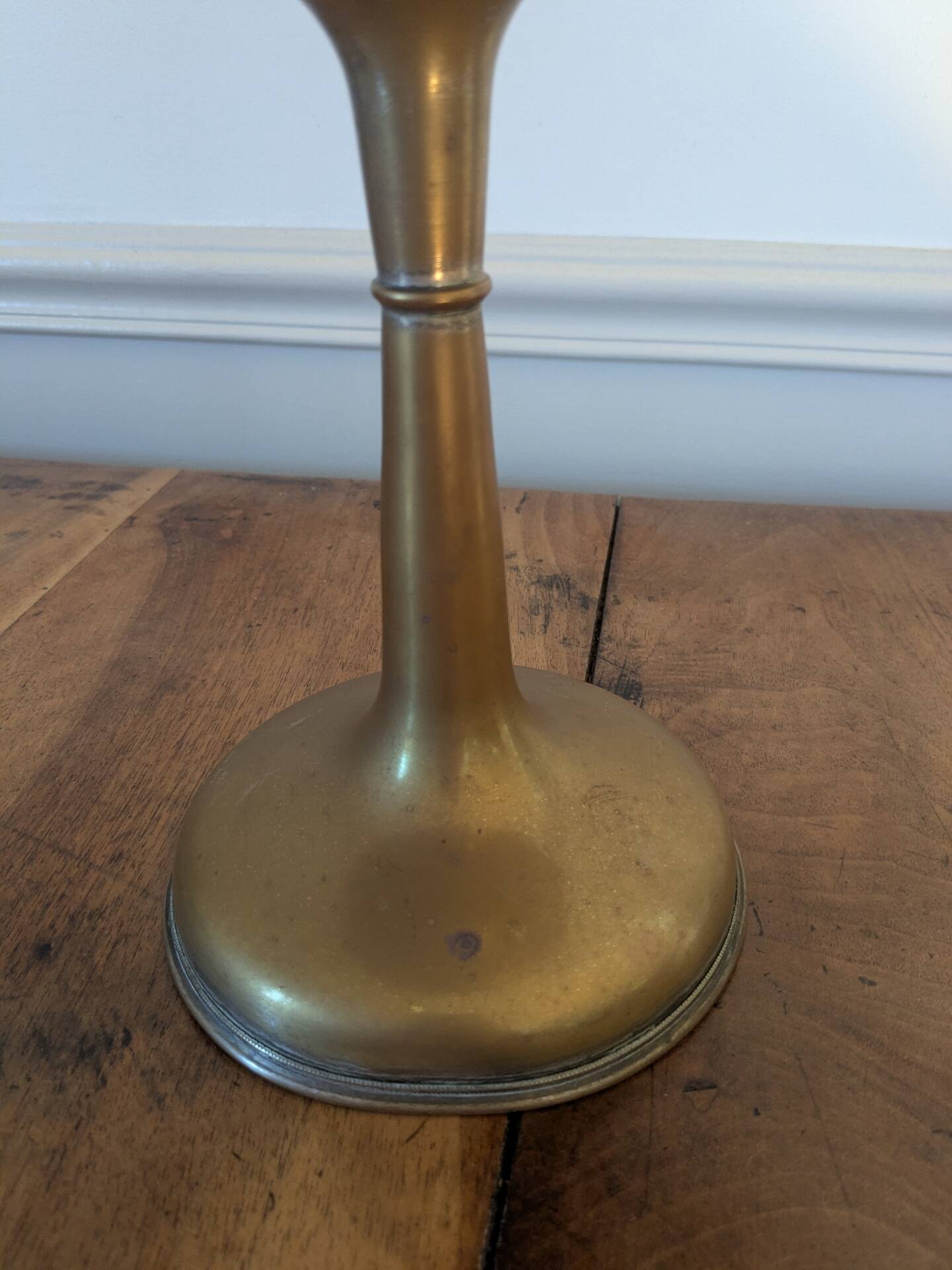 Brass pedestal cup