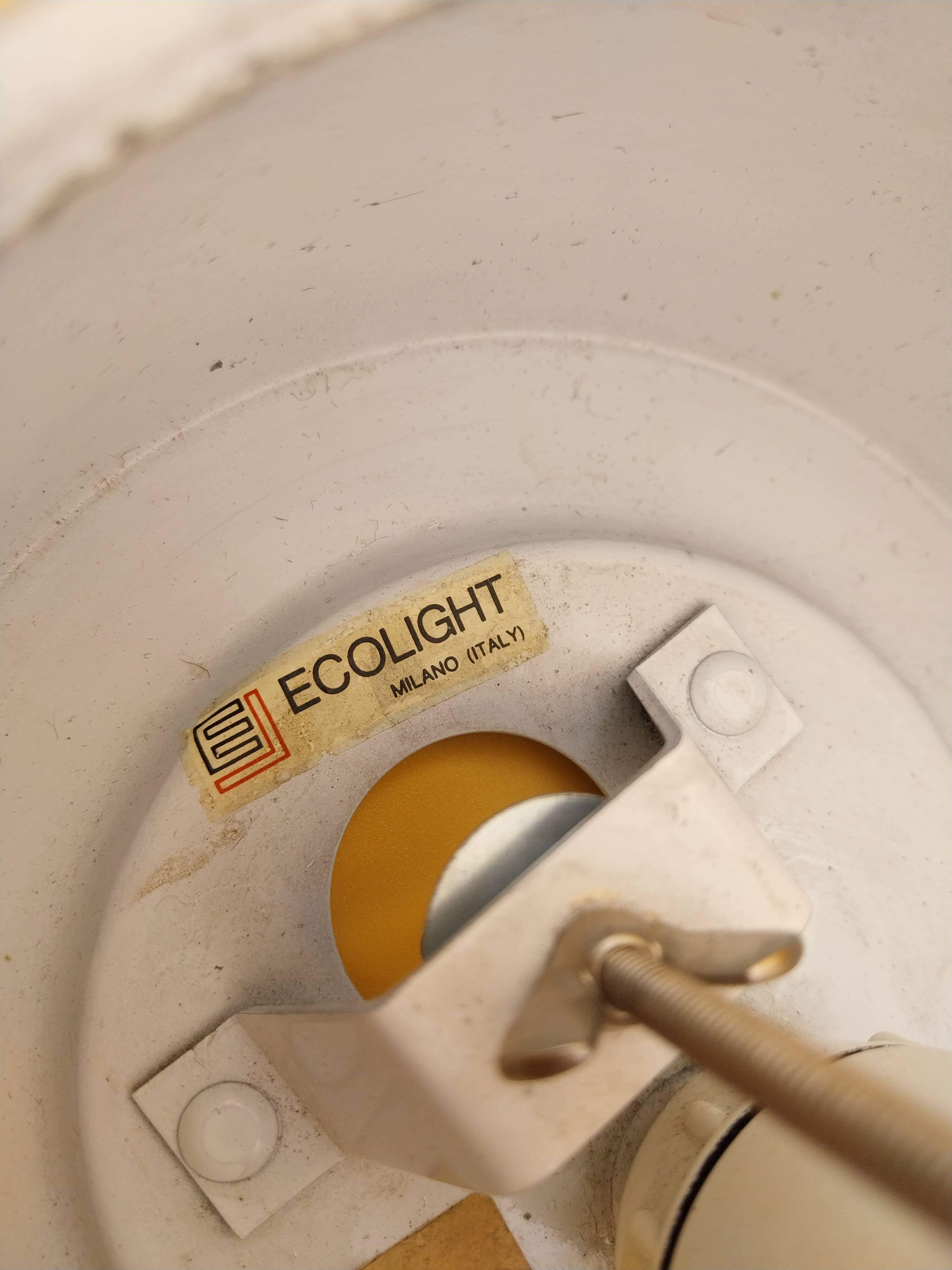 Plafonnier applique Ecolight Gaetano Sciolari alu brossé