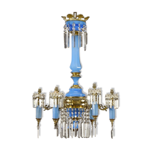 Lustre en opaline Napoléon