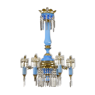 Chandelier in opaline Napoleon III