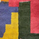 Handmade Beni Ouraine rug, traditional craftsmanship, size 100 x 200 cm