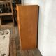 Shoe cabinet in light wood year 1960 vintage