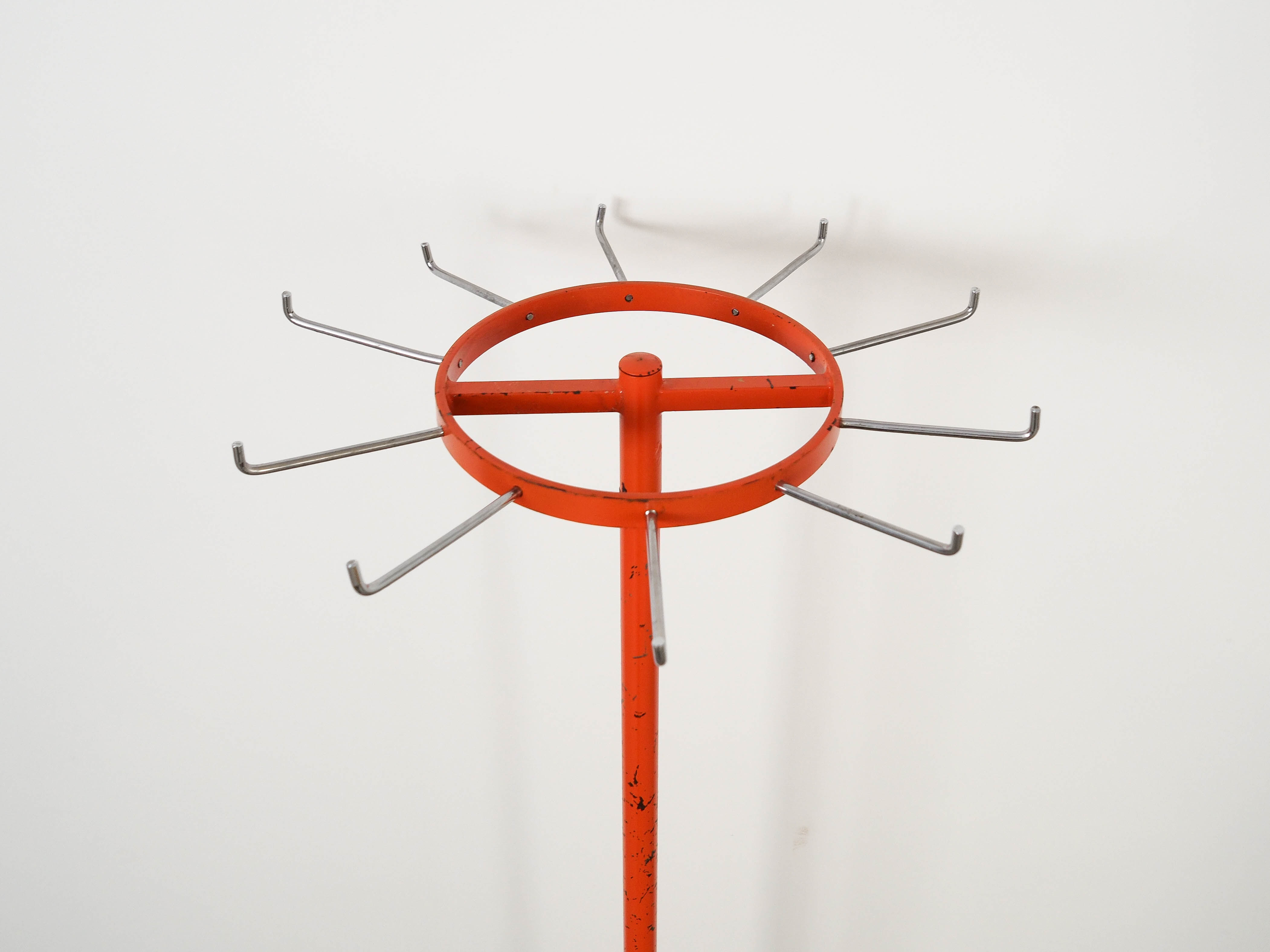 Swivel coat rack on castors, Danish design, 1970s, made in Denmark