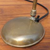 Puppy aluminum 'N' brass curved lamp