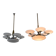 Set of Two Art Nouveau / Art Deco Chandeliers, 1920s