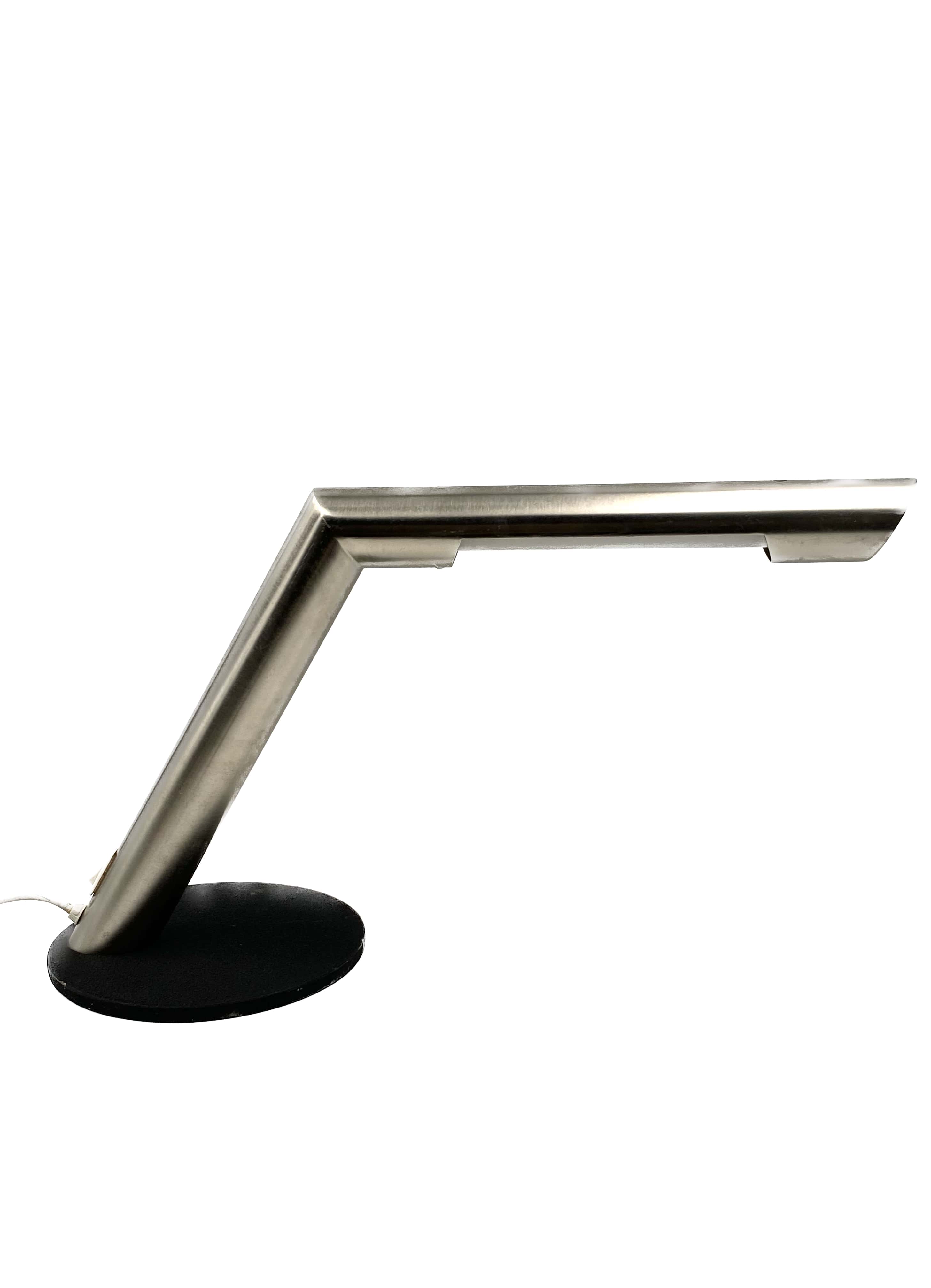 Nanda Vigo, space age desk lamp, Arredoluce, Milano Italy, 1970s