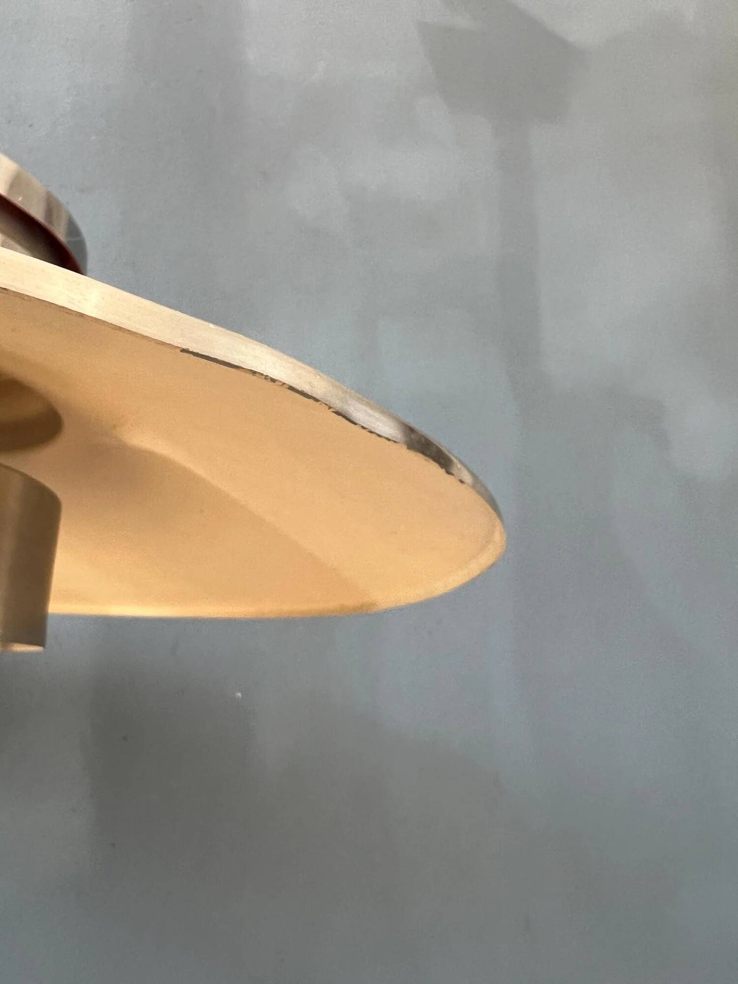Vintage aluminium space age pendant lamp