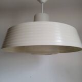 Rotaflex space age hanglamp, ufo vorm in deels geperst plastic, jaren 1960