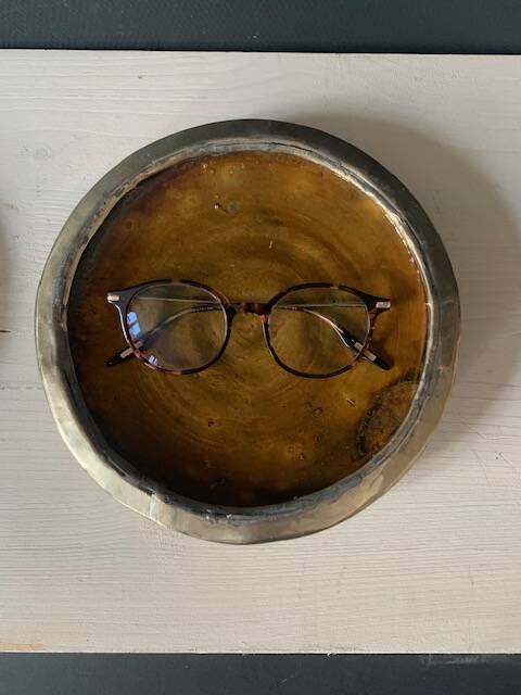 2 handmade tamegroute dishes, Morocco