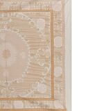 Hand knotted rug, vintage turkish rug 140x144 cm