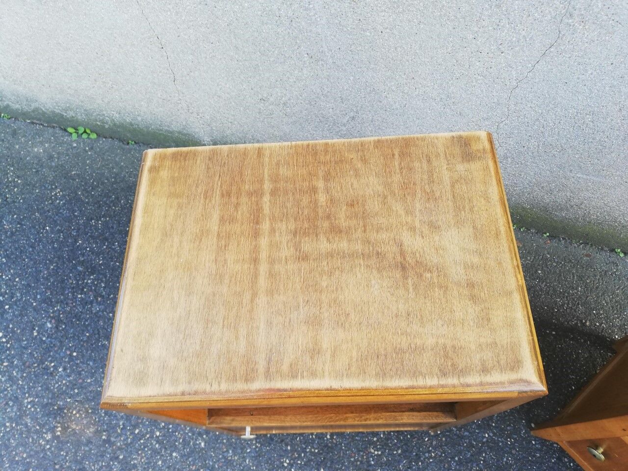 Pair of modernist wooden bedside tables