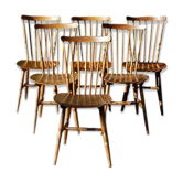 Set de 6 chaises bistrot baumann
