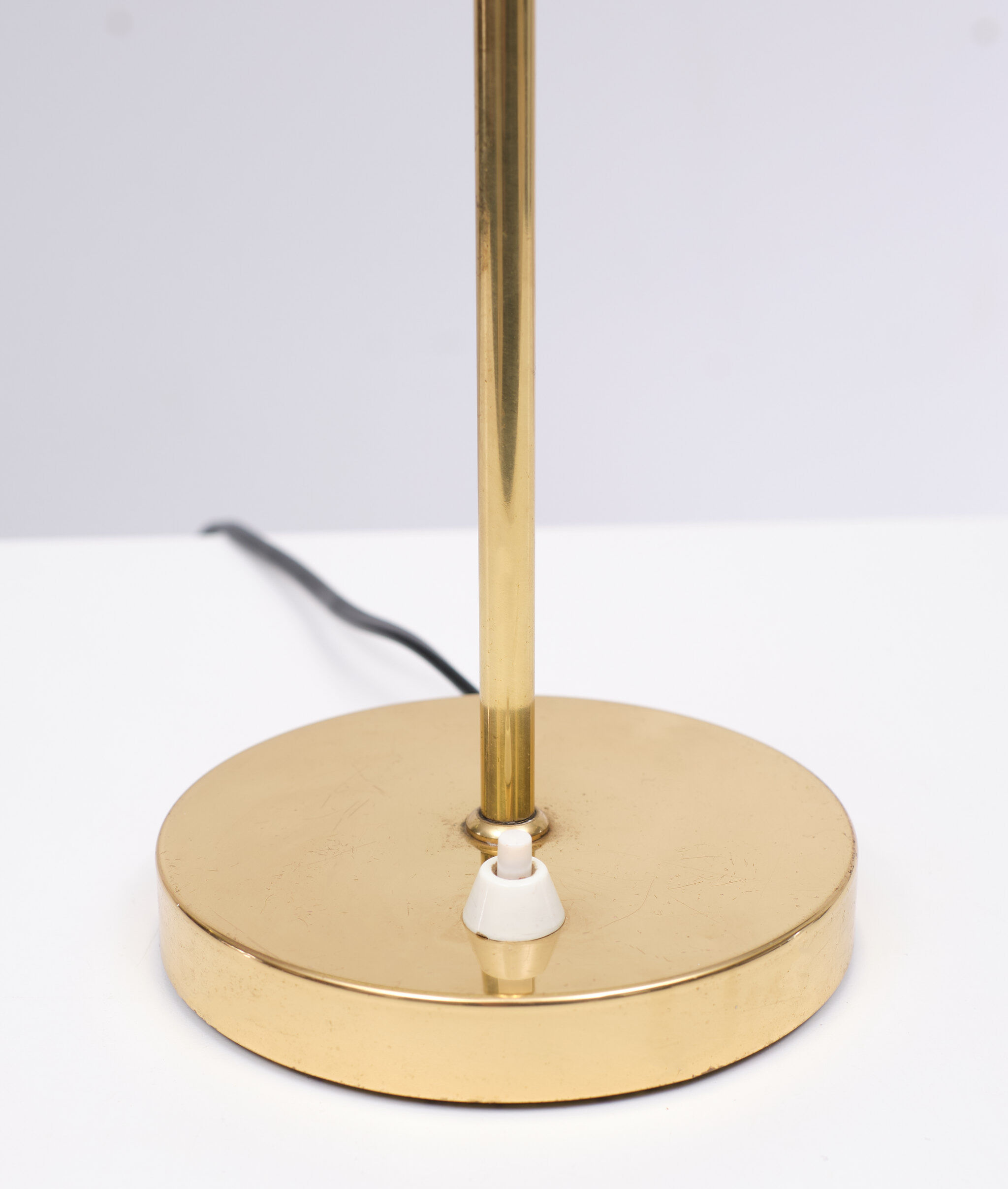 Small Brass Swing Arm Table Lamp 1970s Germany