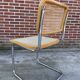 Chaise design Cesca modèle b32 en chrome