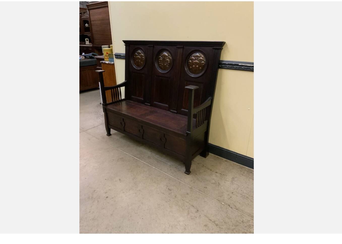 Antique - Chest Bench - Art Nouveau