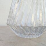 Contemporary embossed crystal vase