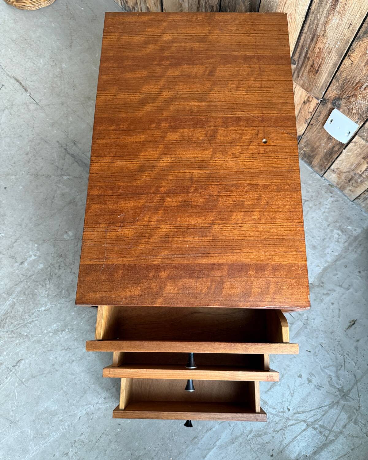 Trio of vintage chests of drawers