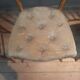 Set of 3 Napoleon III chairs in gilded wood
