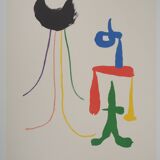 Joan MIRO: Surrealist couple, signed lithograph