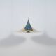 Semi Pendant Lamp by Claus Bonderup & Torsten Thorup for Fog & Mørup, 1960s