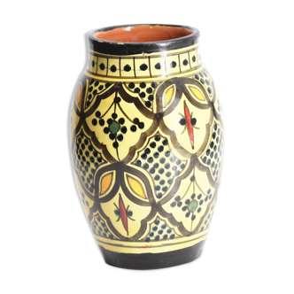 Moroccan safi ceramic vase