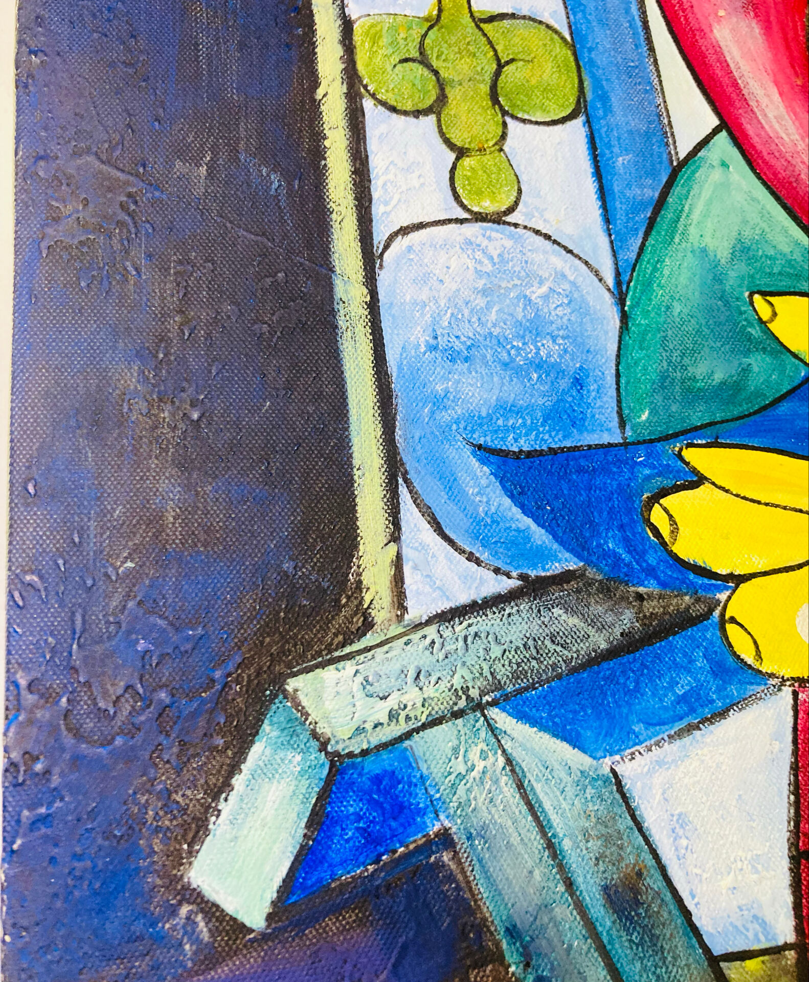 Painting "The Sitting Woman" by Pablo Picasso painted in 1937.