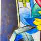 Painting "The Sitting Woman" by Pablo Picasso painted in 1937.