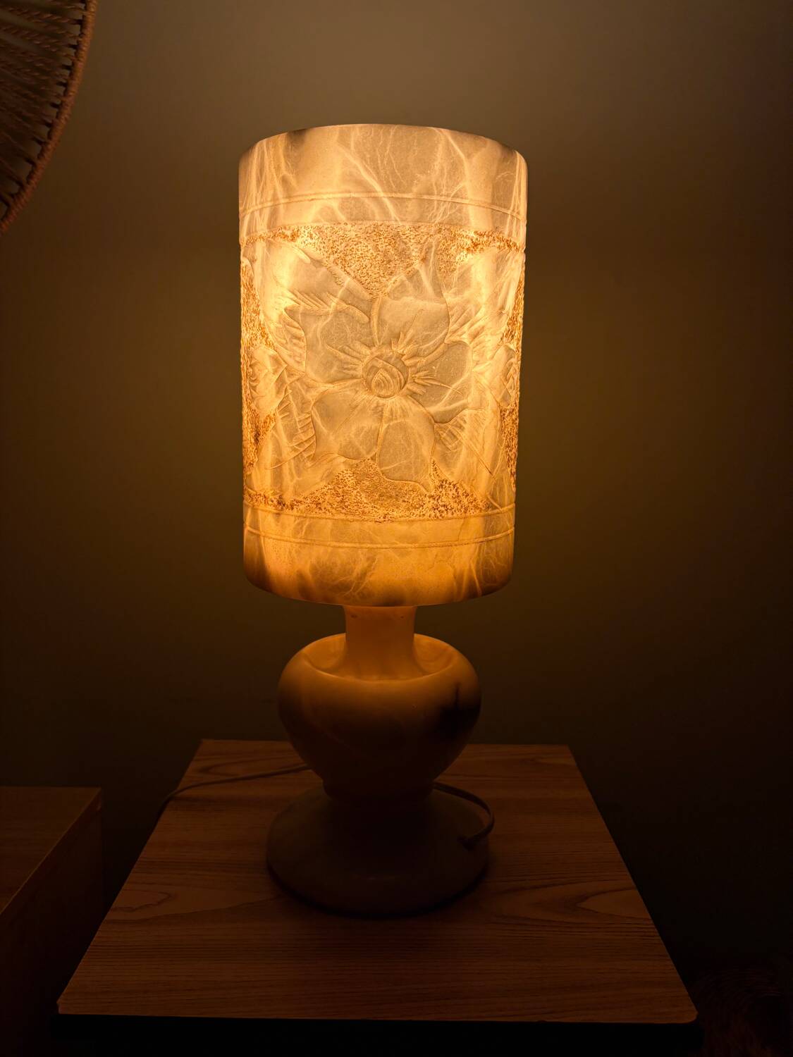 Lampe en albâtre 40cm