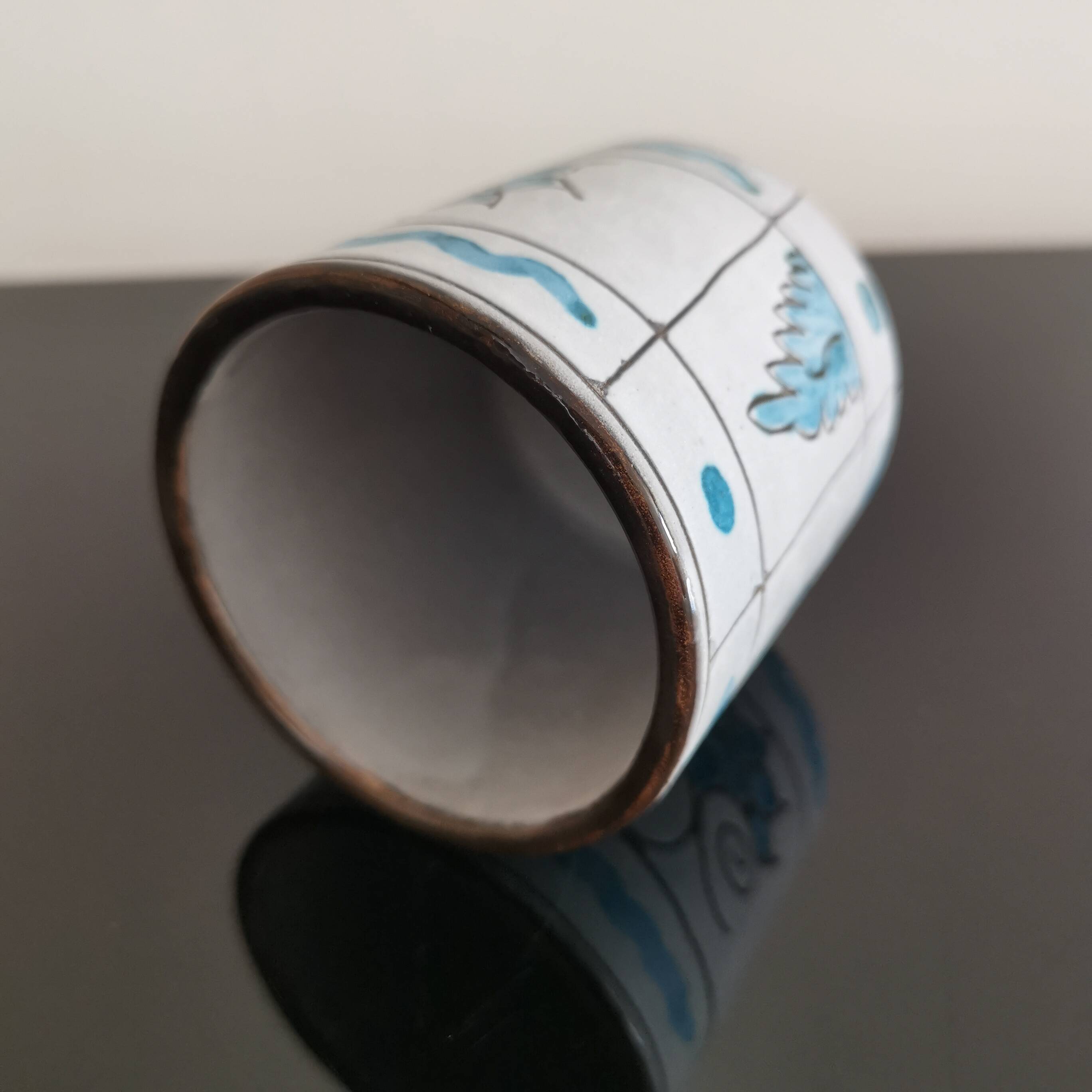 Small ceramic pot/mug by Alain Maunier Vallauris