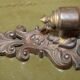 Pair of antique wall sconces in gilded bronze.