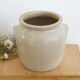 Large old stoneware confit pot