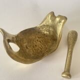 Cendrier et pilon, bronze