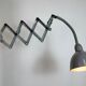Grey Industrial Gooseneck Scissor Wall Lamp from Elektroinstala, 1960s